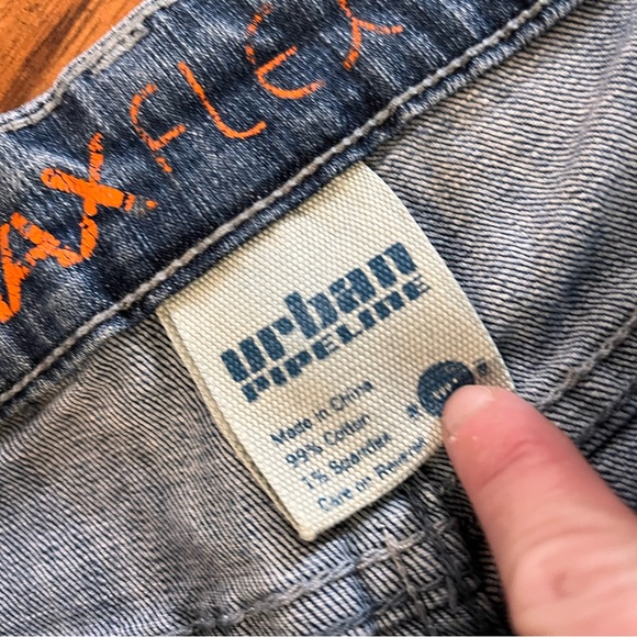 Urban Pipeline jeans men’s 30x32 Max Flex Relaxed Straight stretch blue denim - Picture 3 of 9